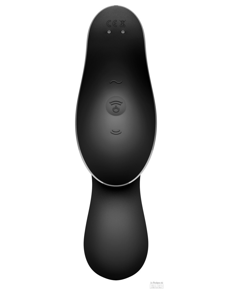 Stimulateur De Clitoris Curvy Trinity 2 Satisfyer Noir Pas Cher L