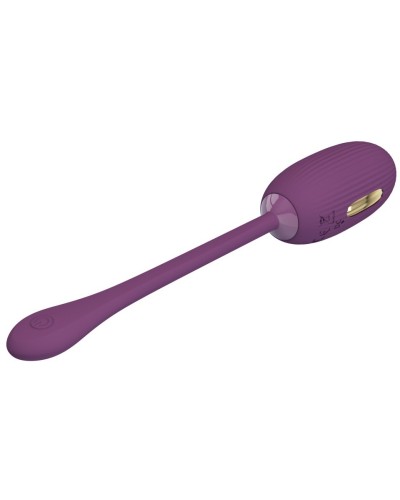 Oeuf Vibrant Électro Connecté Doreen 2 7.5 x 3.4cm Prune sextoys et accessoires sur La Boutique du Hard