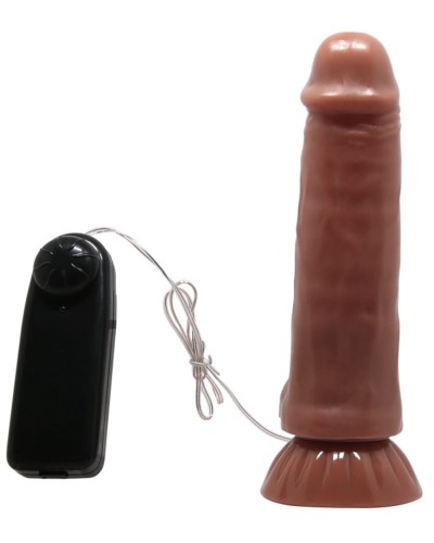 Gode Vibrant Maddox 13 x 4.3 cm Marron sextoys et accessoires sur La Boutique du Hard