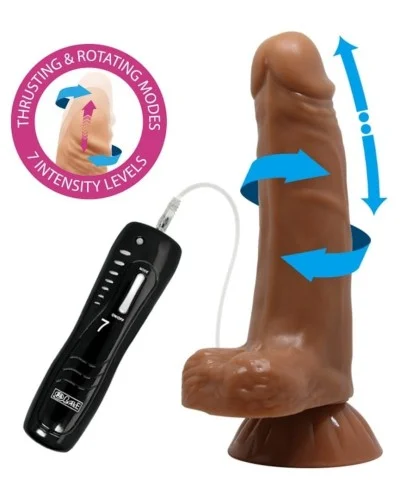 Gode Va-et-Vient Easton 13 x 4cm Marron sextoys et accessoires sur La Boutique du Hard