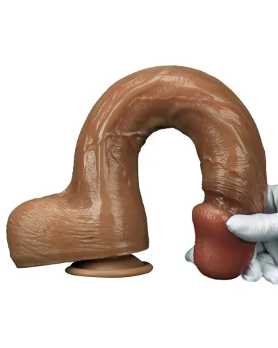 Gode Realdong 27 x 5.3cm Marron sextoys et accessoires sur La Boutique du Hard