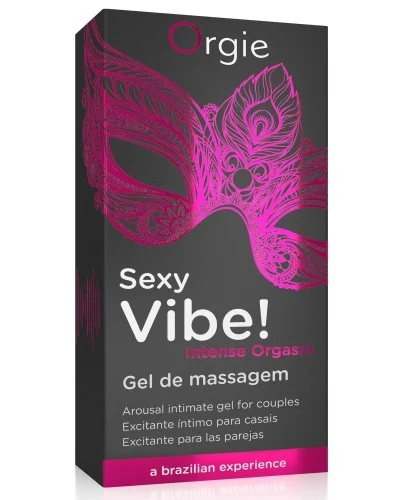 Gel Stimulant Sexy Vibe Intense Orgasm 15ml sextoys et accessoires sur La Boutique du Hard