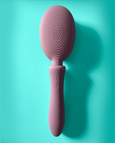 Brosse à Cheveux Vibrante Vibraliss 11.5 x 3.3cm Mauve sextoys et accessoires sur La Boutique du Hard