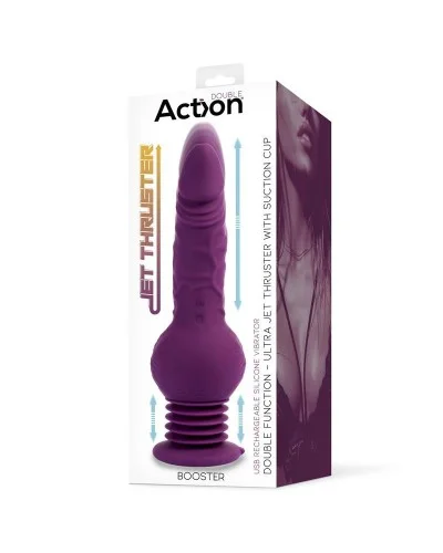 Gode Vibrant Va-et-Vient Booster 12 x 4.2cm sextoys et accessoires sur La Boutique du Hard