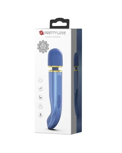 Wand Colorfull 24cm Tête 48mm Bleu sextoys et accessoires sur La Boutique du Hard