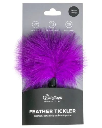 Mini Plumeau Erotickler 18.5cm Violet pas cher