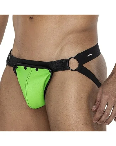 Jockstrap Snap Noir-Vert sextoys et accessoires sur La Boutique du Hard