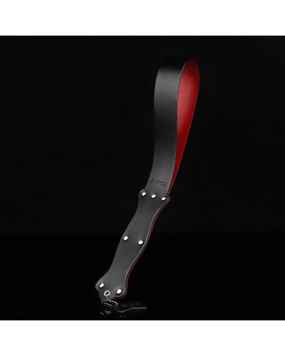 Paddle Slack 40 cm Noir-Rouge sextoys et accessoires sur La Boutique du Hard