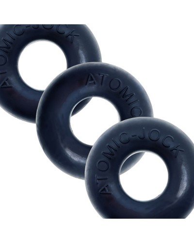Pack de 3 Cockrings Do-Nut 1 20 mm Noirs sextoys et accessoires sur La Boutique du Hard