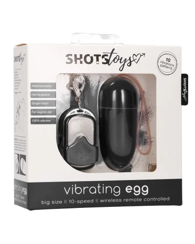 Oeuf Vibrant Big Egg Noir pas cher