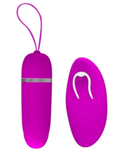 Oeuf Vibrant sans fil violet Debby - 8.5 x 2.8 cm pas cher
