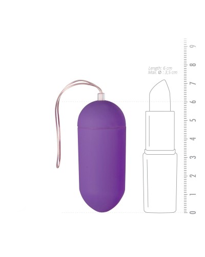 Oeuf Vibrant Secret Control violet - 7.6 x 3.4 cm pas cher