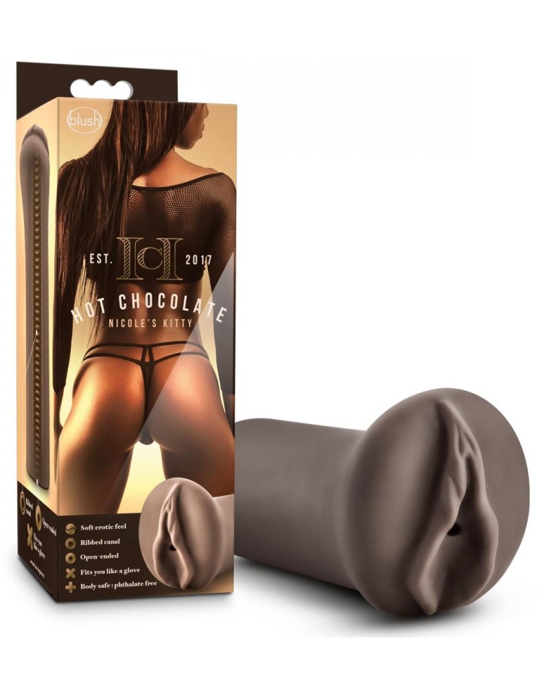 Masturbateur réaliste NICOLE'S KITTY Vagin Marron sextoys et accessoires sur La Boutique du Hard