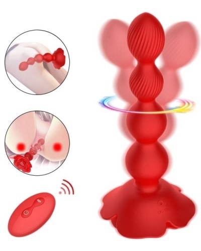 Boules Anales Rotatives Vibrantes Rosebird 15 x 3.5cm sextoys et accessoires sur La Boutique du Hard