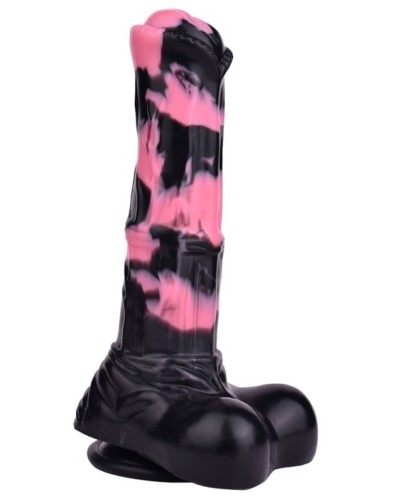 Gode Horse Hurulf M 24.5 x 6.5cm Noir-Rose sextoys et accessoires sur La Boutique du Hard