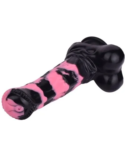 Gode Horse Hurulf M 24.5 x 6.5cm Noir-Rose sextoys et accessoires sur La Boutique du Hard
