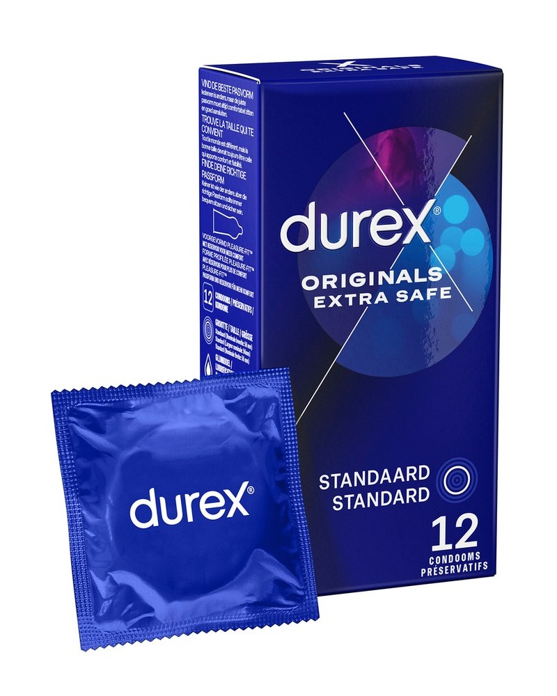 Préservatifs Épais Durex Originals Extra Safe x10 sextoys et accessoires sur La Boutique du Hard