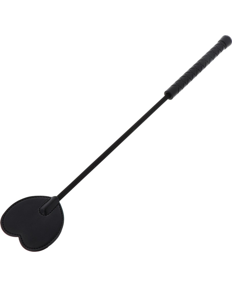 Cravache Black Heart 44cm Noir sextoys et accessoires sur La Boutique du Hard