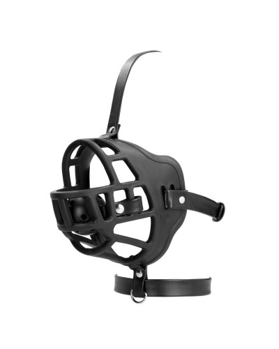 Muselière avec Bâillon-boule Muzzle Gag Noire sextoys et accessoires sur La Boutique du Hard