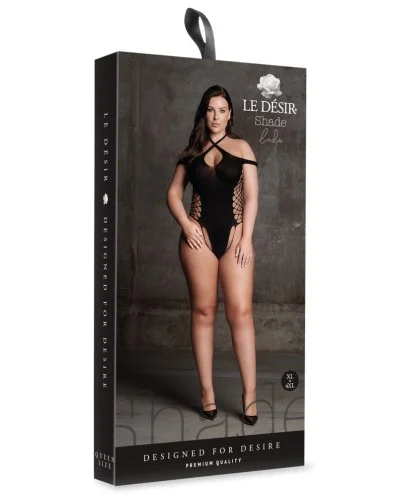 Body String Ouvert Grande Taille Leda Noir sextoys et accessoires sur La Boutique du Hard