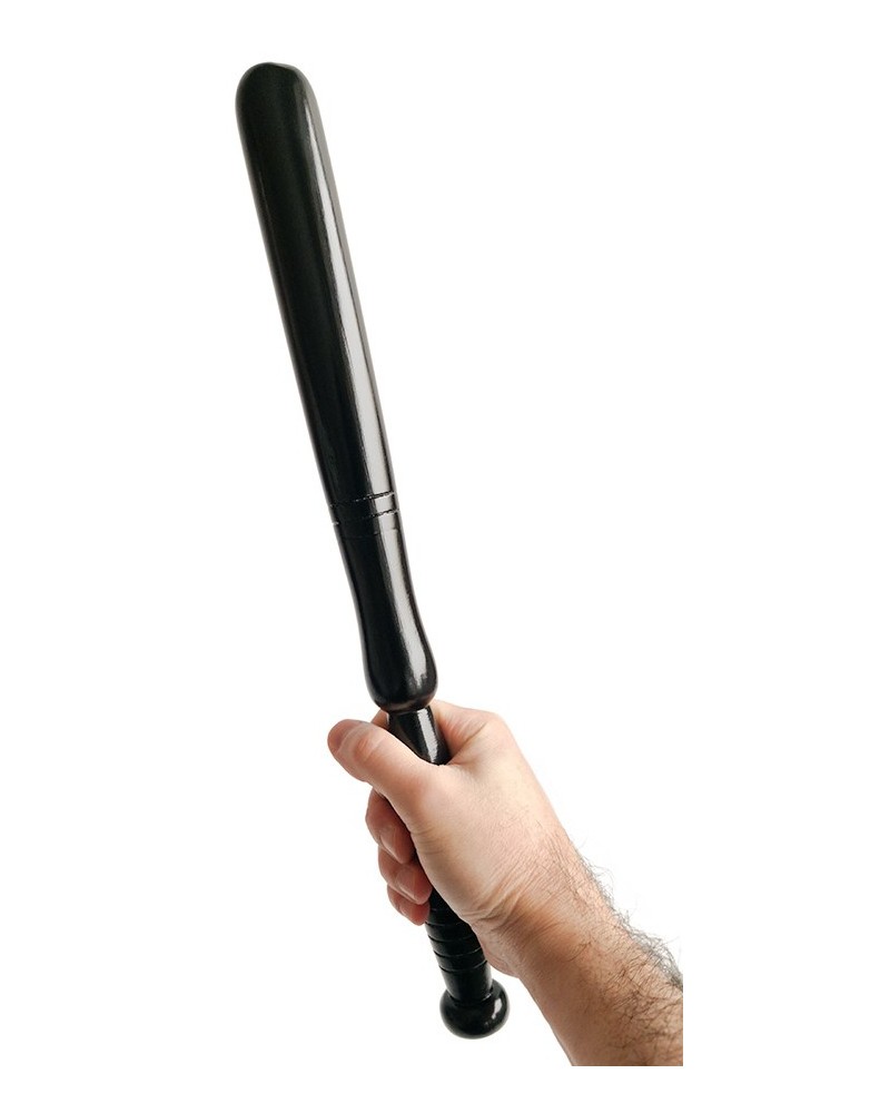 Matraque de Police Woodie 40 x 3cm Noir sextoys et accessoires sur La Boutique du Hard