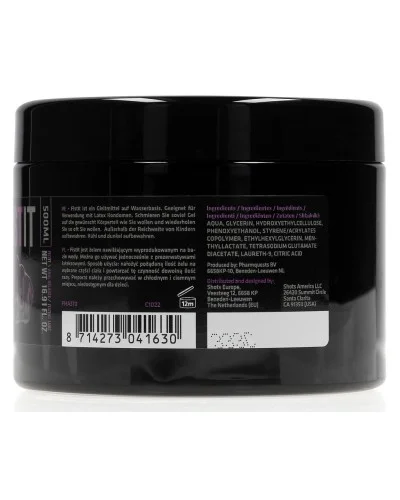 Crème relaxante Anal Relaxer 500 ml - Pot noir sextoys et accessoires sur La Boutique du Hard