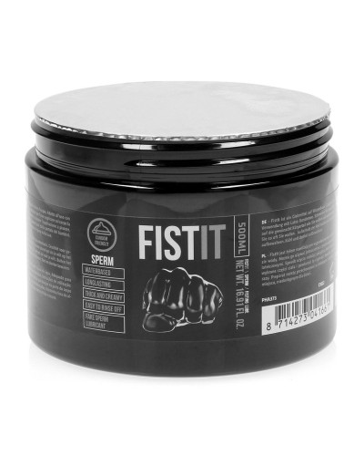 Lubrifiant Aspect Sperme Fist It 500 ml - Pot noir sextoys et accessoires sur La Boutique du Hard