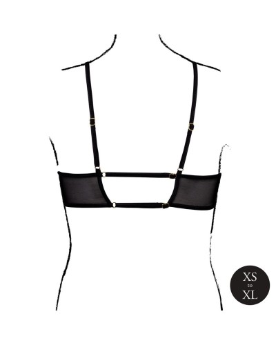 Soutien-Gorge Transparent Bravia Noir sextoys et accessoires sur La Boutique du Hard