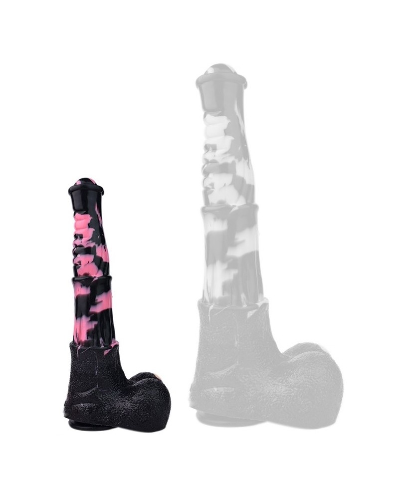 Gode Horse Tinulf M 19 x 5cm Noir-Rose sextoys et accessoires sur La Boutique du Hard