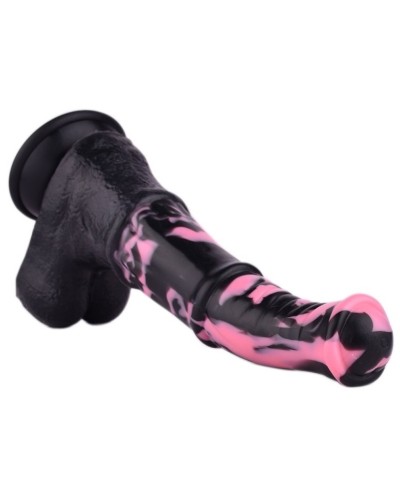 Gode Horse Tinulf L 28 x 6.5cm Noir-Rose sextoys et accessoires sur La Boutique du Hard