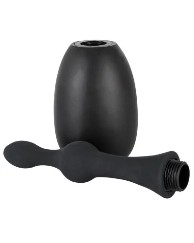 Poire Velvet Shower 200 ml - 14 x 3 cm Noire sextoys et accessoires sur La Boutique du Hard