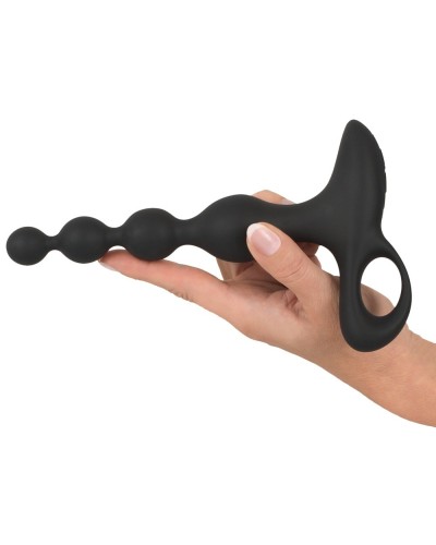 Stimulateur Beads Velvet 16.5 x 3.5 cm Noir sextoys et accessoires sur La Boutique du Hard