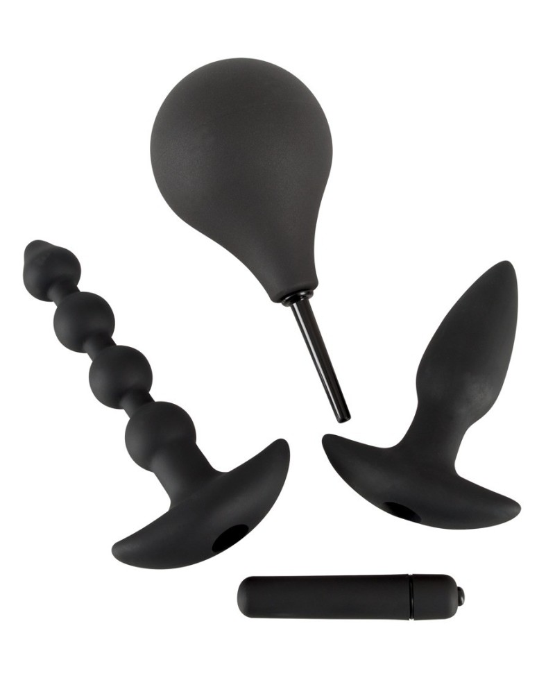 Kit Velvet Start 3 Pièces Noir sextoys et accessoires sur La Boutique du Hard