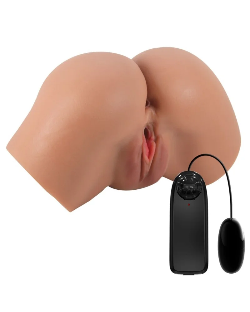 Masturbateur Fessier Vibrant CRAZY BULL Hailey Marron sextoys et accessoires sur La Boutique du Hard