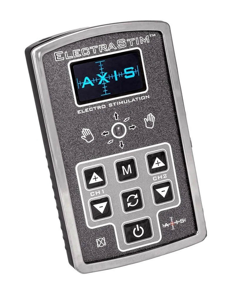 Station de contrôle Électrostimulation ElectraStim AXIS 50 intensités sextoys et accessoires sur La Boutique du Hard