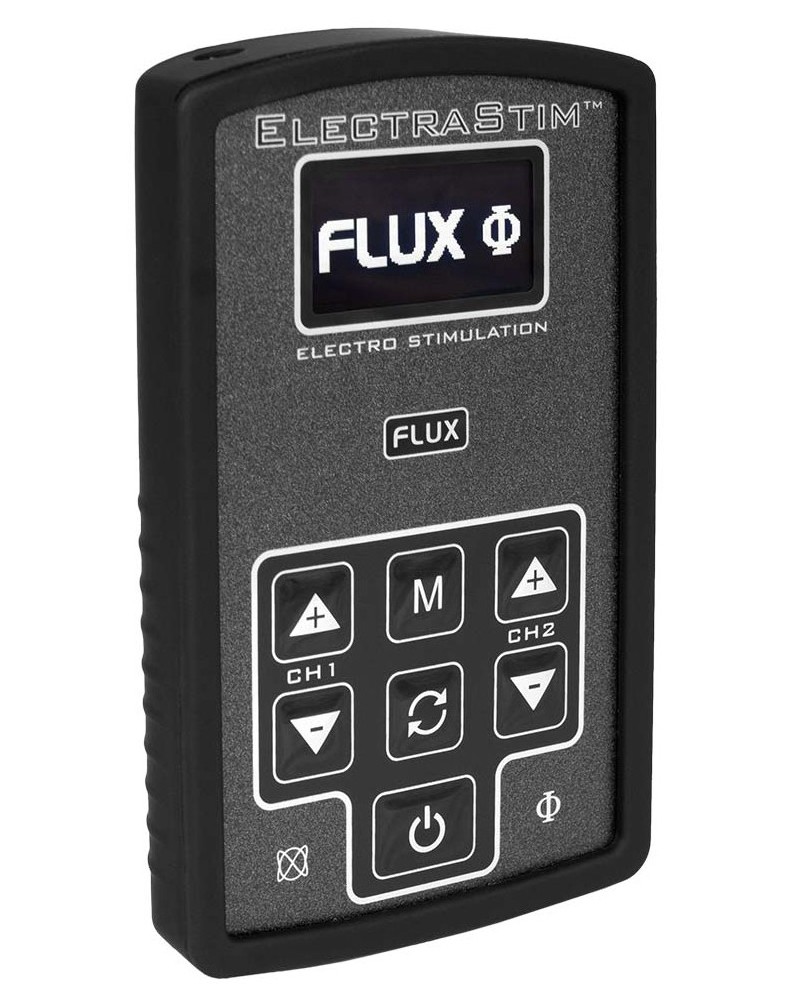 Station de contrôle Électrostimulation ElectraStim Flux 99 intensités sextoys et accessoires sur La Boutique du Hard