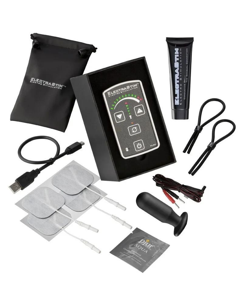 Kit de contrôle Flick EM60 ElectraStim sextoys et accessoires sur La Boutique du Hard