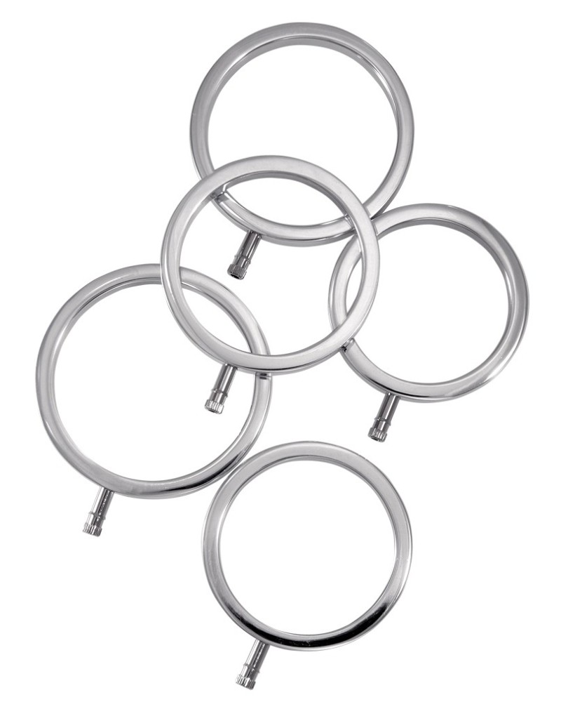Lot de 5 Cockrings Électro ElectraRings Electrastim sextoys et accessoires sur La Boutique du Hard
