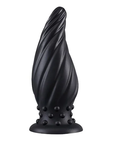 Plug Spiral Pik XL 21 x 8 cm Noir sextoys et accessoires sur La Boutique du Hard