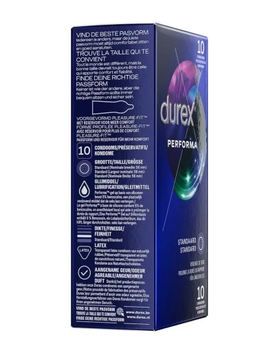 Préservatifs Durex Performa x10 sextoys et accessoires sur La Boutique du Hard