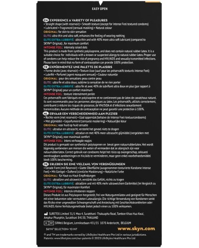 Pack Préservatifs Skyn Selection+ x10 sextoys et accessoires sur La Boutique du Hard