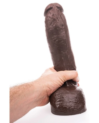 Gode Jay L Hung System 22 x 6.5 cm Marron sextoys et accessoires sur La Boutique du Hard