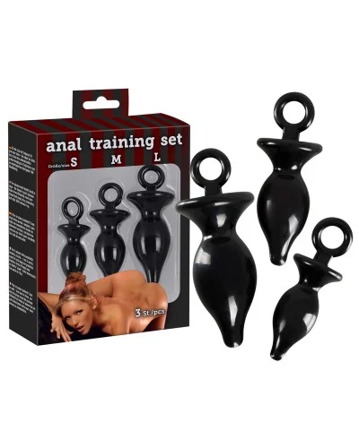 Pack de 3 plugs Tet Ass Noirs pas cher