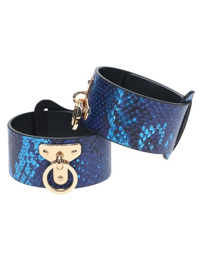 Menottes de Chevilles Florence Bleu sextoys et accessoires sur La Boutique du Hard