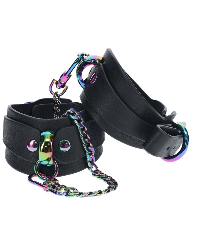 Menottes de Poignets Venise Noir sextoys et accessoires sur La Boutique du Hard