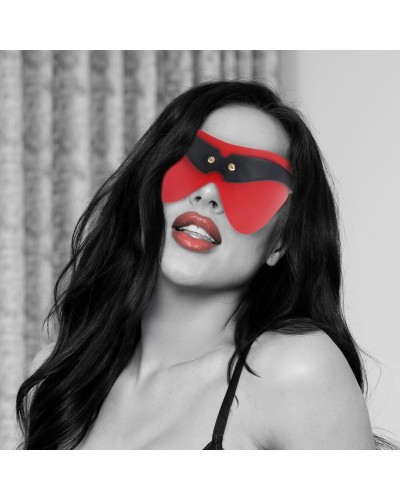 Masque SM Milan Noir et Rouge sextoys et accessoires sur La Boutique du Hard