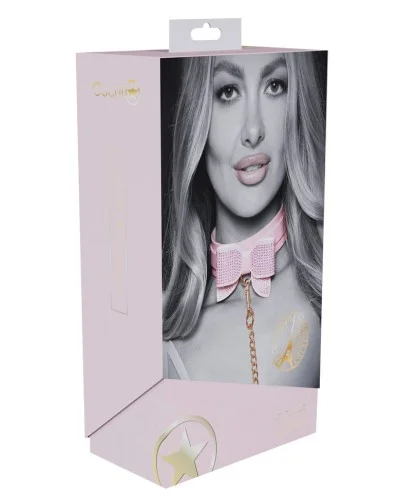 Collier-Laisse Paris Rose sextoys et accessoires sur La Boutique du Hard