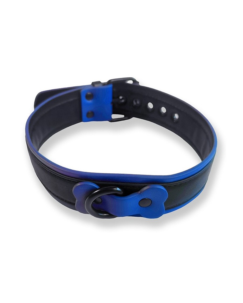 Collier Puppy Collar Noir-Bleu sextoys et accessoires sur La Boutique du Hard