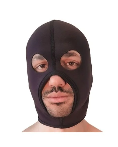 Cagoule Eyes Face Brutus Noire sextoys et accessoires sur La Boutique du Hard