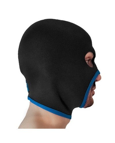 Cagoule Eyes Face Brutus Noire-Bleue sextoys et accessoires sur La Boutique du Hard